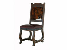 Load image into Gallery viewer, Nail Head Cowhide Side Chair