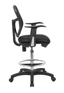 4086 Black Mesh Back Drafting Chair $199.95