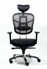 Load image into Gallery viewer, 4104 Black Mesh Back Desk Chair w/ Headrest &amp; Seat Slider $339.95