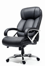 Load image into Gallery viewer, 4103 Heavy Duty Big &amp; Tall Black Executive Desk Chair $499.95 - 1 Only!