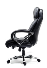 Load image into Gallery viewer, 4103 Heavy Duty Big &amp; Tall Black Executive Desk Chair $499.95 - 1 Only!