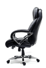 Load image into Gallery viewer, 4103 Heavy Duty Big &amp; Tall Black Executive Desk Chair $599.95