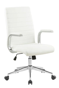 6862 Gray Vinyl Desk Chair $188.00